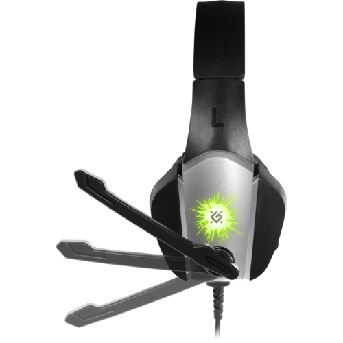Defender Игровая гарнитура X-Skull черный+серый, провод 2.1 м Defender Игровая гарнитура X-Skull черный+серый, провод 2.1 м