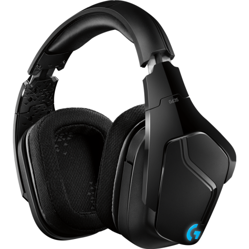 Наушники с микрофоном Logitech G635 Lightsync черный 2.8м накладные оголовье (981-000750)