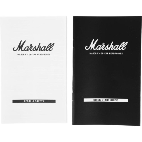 Гарнитура накладные Marshall Major V черный беспроводные bluetooth оголовье (MAJOR V BLACK)