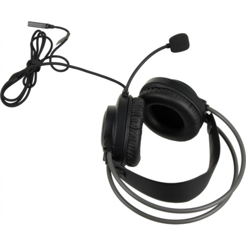 Наушники с микрофоном A4Tech Fstyler FH200U серый 2м накладные USB оголовье (FH200U GREY)
