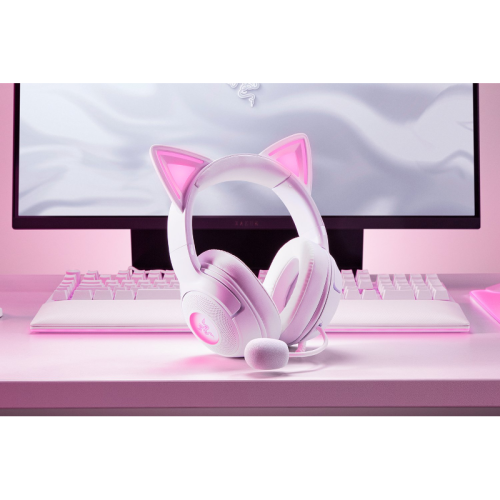 Гарнитура Razer Kraken Kitty V2 - White Headset/ Razer Kraken Kitty V2 White Headset