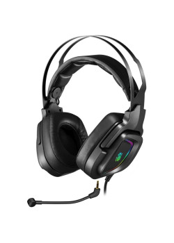 Наушники с микрофоном A4Tech Bloody G570 черный/серый 2м мониторные USB оголовье (G570 (BLACK+GREY) USB)