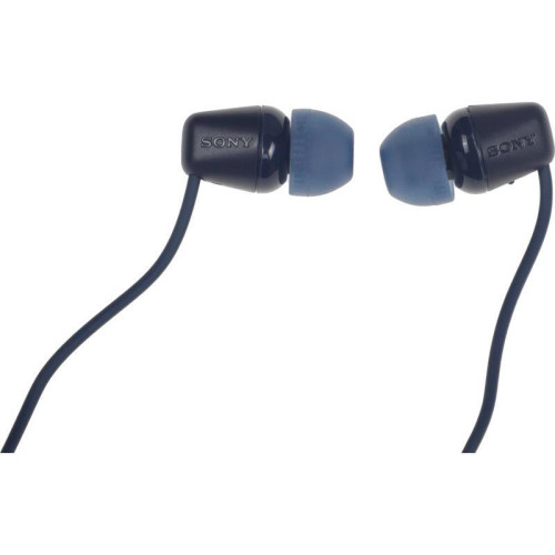 Гарнитура внутриканальные Sony WI-C100 синий беспроводные bluetooth шейный обод (WI-C100/LZ)