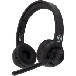 Наушники с микрофоном Оклик HS-M310 черный 1.5м накладные BT оголовье (1978706)