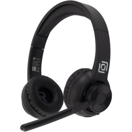 Наушники с микрофоном Оклик HS-M310 черный 1.5м накладные BT оголовье (1978706)