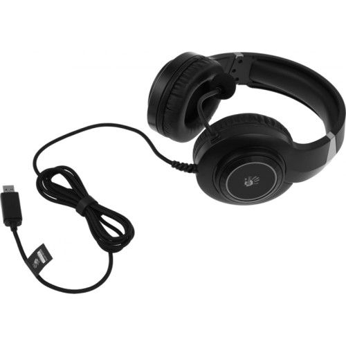 Наушники с микрофоном A4Tech Bloody G220S черный 2м мониторные USB оголовье (G220S USB/ BLACK) Наушники с микрофоном A4Tech Bloody G220S черный 2м мониторные USB оголовье (G220S USB/ BLACK)