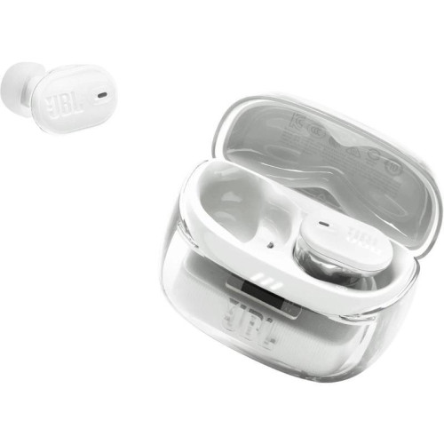 Гарнитура внутриканальные JBL Tune Buds 2 Ghost белый беспроводные bluetooth в ушной раковине (JBLTBUDS2GWHT)