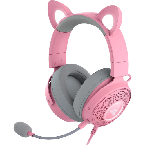 Гарнитура Razer Kraken Kitty Ed. V2 Pro - Quartz Headset/ Razer Kraken Kitty Ed. V2 Pro - Quartz Headset Гарнитура Razer Kraken Kitty Ed. V2 Pro - Quartz Headset/ Razer Kraken Kitty Ed. V2 Pro - Quartz Headset
