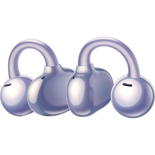 Гарнитура вкладыши Huawei FreeClip Dove-T00 фиолетовый беспроводные bluetooth клипса (55037246)