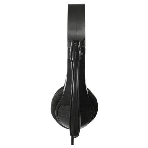 Наушники с микрофоном Оклик HS-M150 черный 2.2м накладные оголовье (428963)