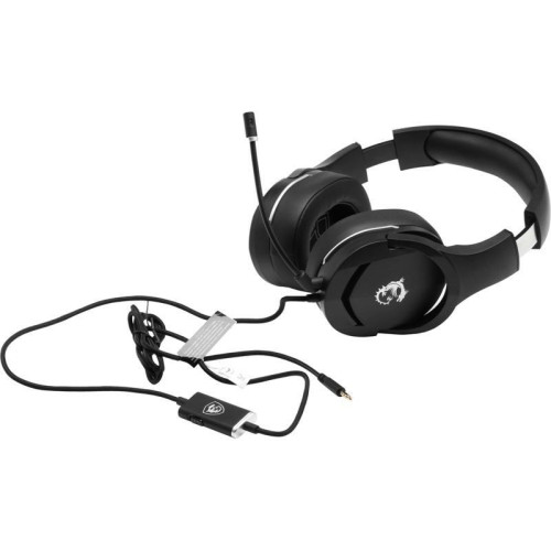 Наушники с микрофоном MSI Immerse GH20 черный 1.5м накладные оголовье (S37-2101060-SV1)
