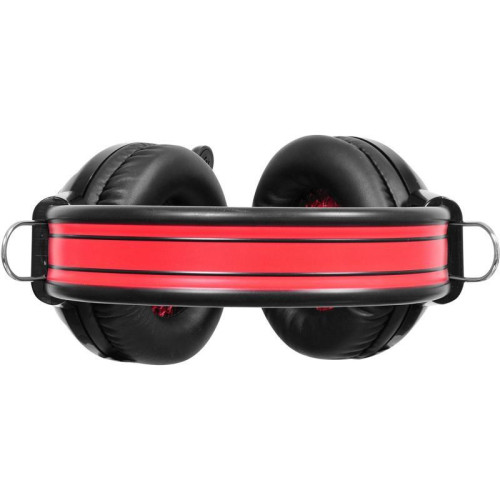 Наушники с микрофоном Oklick HS-G300 ARMAGEDDON черный/красный 2.2м мониторные оголовье (337457)