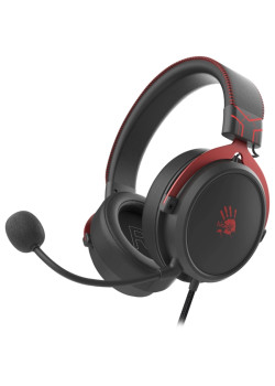 Наушники с микрофоном A4Tech Bloody M590i красный/черный 1м мониторные USB оголовье (M590I SPORTS RED)