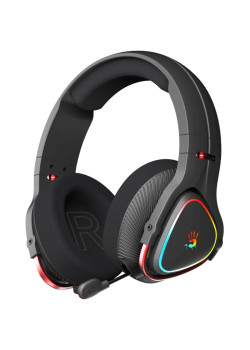 Наушники с микрофоном A4Tech Bloody MR720 черный мониторные BT/Radio оголовье (MR720 BLACK)