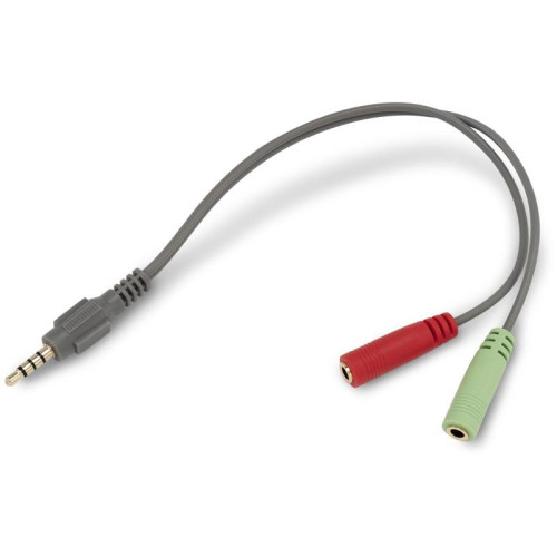 Наушники с микрофоном Оклик HS-L600 серый 1.8м мониторные оголовье (1532023)