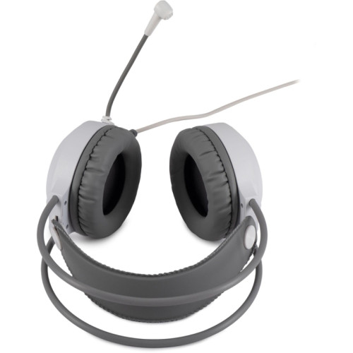 Наушники с микрофоном Oklick HS-L300G белый 2.2м мониторные оголовье (1796952)