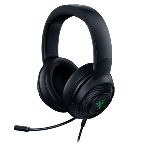 Наушники с микрофоном Razer Kraken V3 X черный 1.8м мониторные оголовье (RZ04-03750300-R3M1)