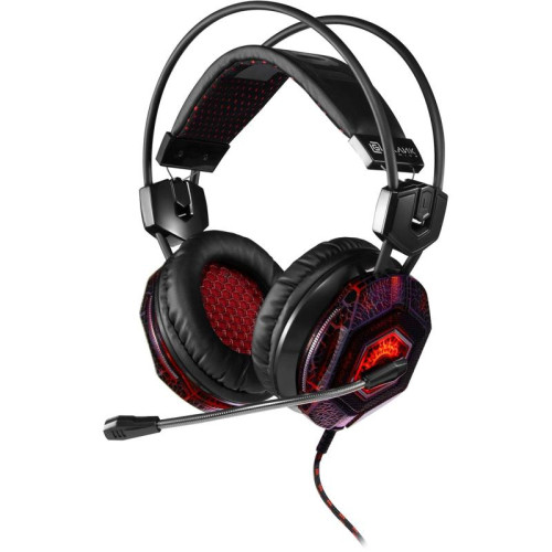 Наушники с микрофоном Oklick HS-L500G TOXIC черный 2.2м мониторные оголовье (472656)
