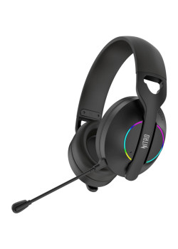 Наушники с микрофоном Acer Nitro OHR400 черный 1м мониторные BT/Radio/3.5mm оголовье (ZL.HDSEE.00G)