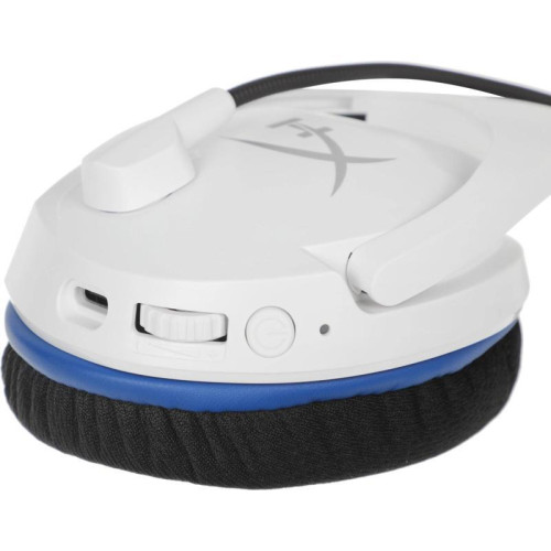 Наушники с микрофоном HyperX Stinger Core Wireless PS5 (CS002-WA) белый/голубой мониторные Radio оголовье (4P5J1AA) Наушники с микрофоном HyperX Stinger Core Wireless PS5 (CS002-WA) белый/голубой мониторные Radio оголовье (4P5J1AA)