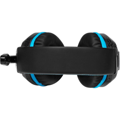 Наушники с микрофоном Oklick HS-L400G ZEUS черный/синий 2.2м мониторные оголовье (359480)