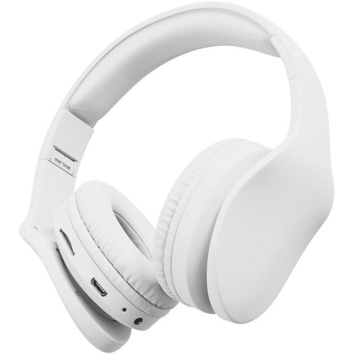 Гарнитура накладные Digma BT-17 белый беспроводные bluetooth оголовье (BT17W)