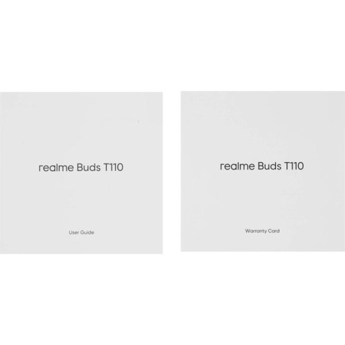 Гарнитура внутриканальные Realme Buds T110 синий беспроводные bluetooth в ушной раковине (631206000013)