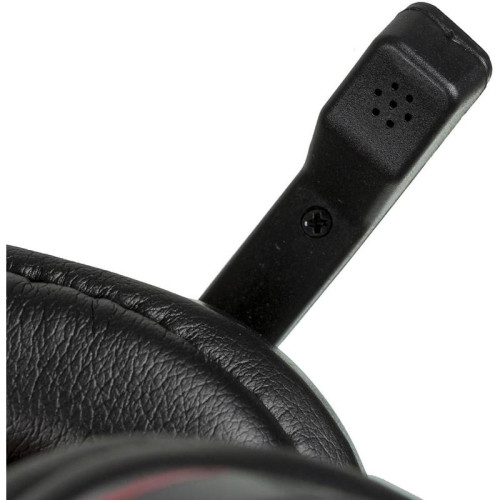 Наушники с микрофоном Oklick HS-L380G ABADDON черный/красный 1.8м мониторные оголовье (1100404)