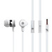 Гарнитура внутриканальные Oklick HS-S-210 1.2м белый проводные в ушной раковине (D1W)