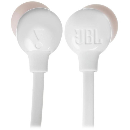 Гарнитура внутриканальные JBL Tune 125 белый беспроводные bluetooth в ушной раковине (JBLT125BTWHT)