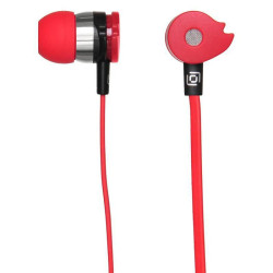 Гарнитура внутриканальные Oklick HS-S-210 1.2м красный проводные в ушной раковине (D1R)