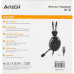 Наушники с микрофоном A4Tech HU-30 черный 2м накладные USB оголовье Наушники с микрофоном A4Tech HU-30 черный 2м накладные USB оголовье