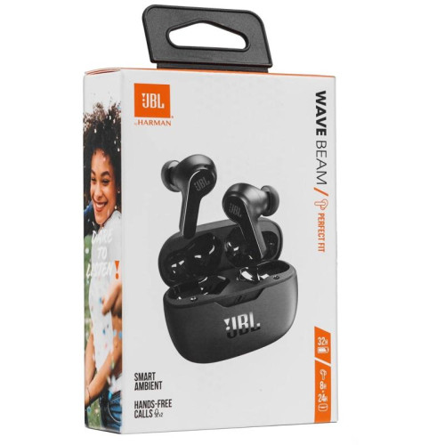 Гарнитура JBL WRL WAVE BEAM TWS BLACK