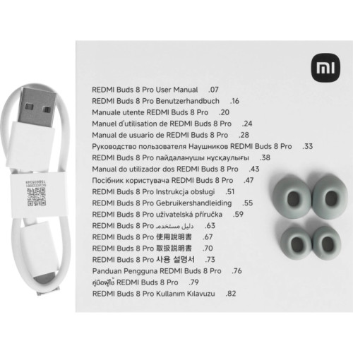 Гарнитура внутриканальные Xiaomi Buds 8 Pro синий беспроводные bluetooth в ушной раковине (BHR08GMGL)