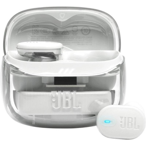 Гарнитура внутриканальные JBL Tune Buds 2 Ghost белый беспроводные bluetooth в ушной раковине (JBLTBUDS2GWHT)