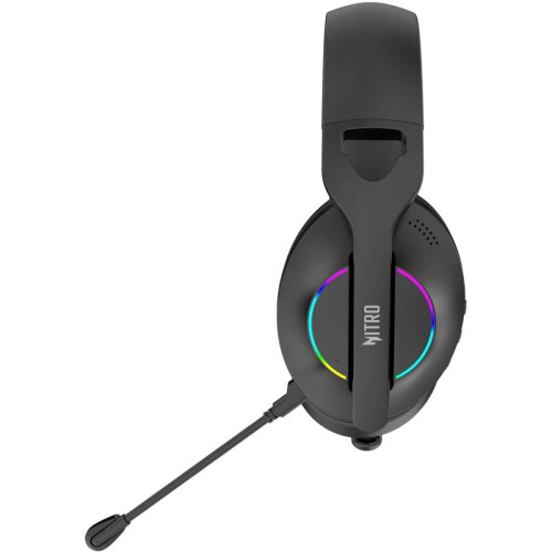 Наушники с микрофоном Acer Nitro OHR400 черный 1м мониторные BT/Radio/3.5mm оголовье (ZL.HDSEE.00G)