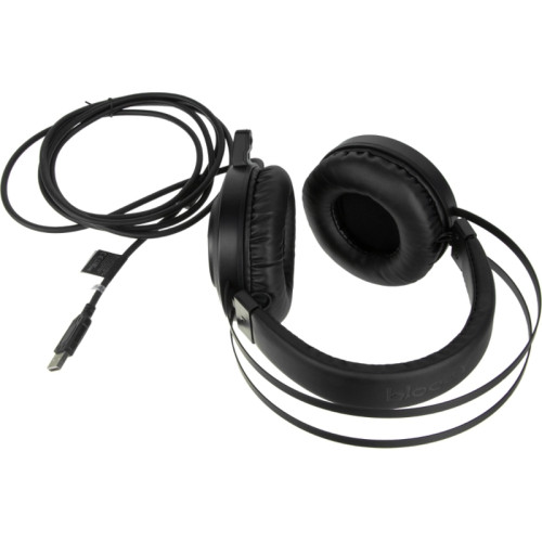 Наушники с микрофоном A4Tech Bloody G521 черный 2.3м мониторные USB оголовье (G521 (BLACK))