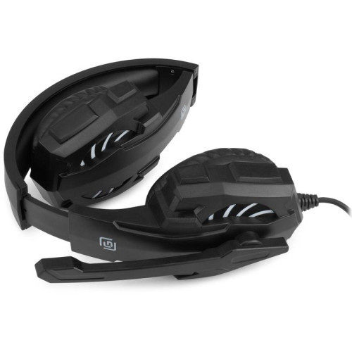 Наушники с микрофоном Oklick HS-L355G черный 1.8м мониторные оголовье (1939807)