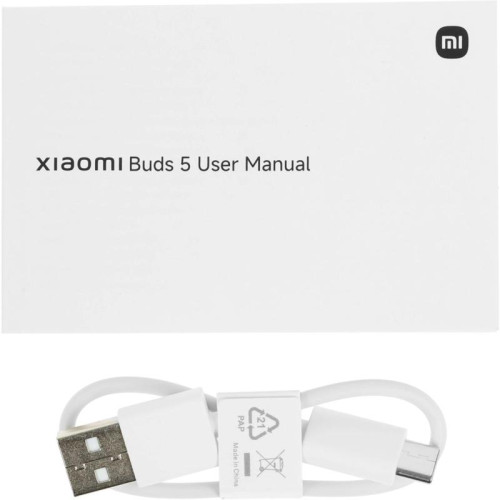 Гарнитура вкладыши Xiaomi Buds 5 M2341E1 черный беспроводные bluetooth в ушной раковине (BHR8118GL)