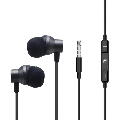 Гарнитура внутриканальные Oklick HS-S-230 1.2м черный проводные в ушной раковине (SS-E188B)