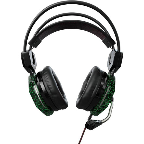 Наушники с микрофоном Oklick HS-L500G TOXIC черный 2.2м мониторные оголовье (472656)