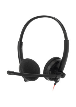 Наушники с микрофоном Оклик HS-L900 черный 2.8м накладные оголовье (1532022)
