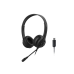 Наушники с микрофоном A4Tech HU-8 черный 2м накладные USB оголовье
