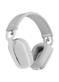 Наушники с микрофоном Logitech ZONE Vibe 100 белый мониторные BT оголовье (981-001219)