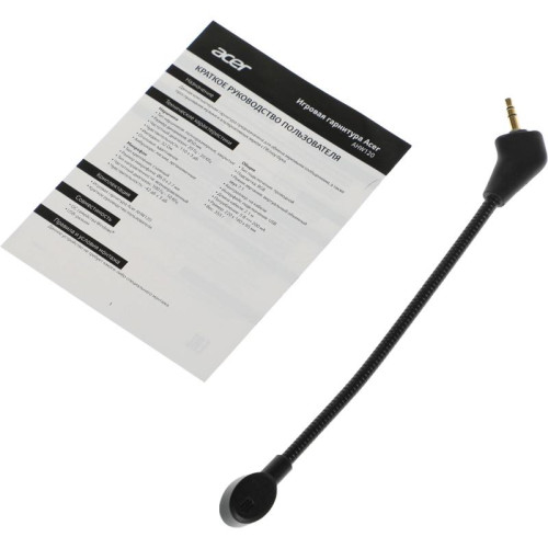 Наушники с микрофоном Acer AHW120 черный 2.1м мониторные USB оголовье (ZL.HDSCC.01C)