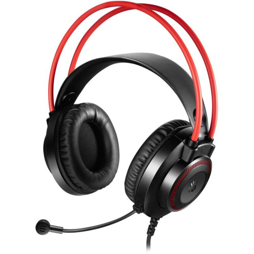 Наушники с микрофоном A4Tech Bloody G200 черный/красный 2м мониторные оголовье (G200  AUX3.5-4PIN +USB)