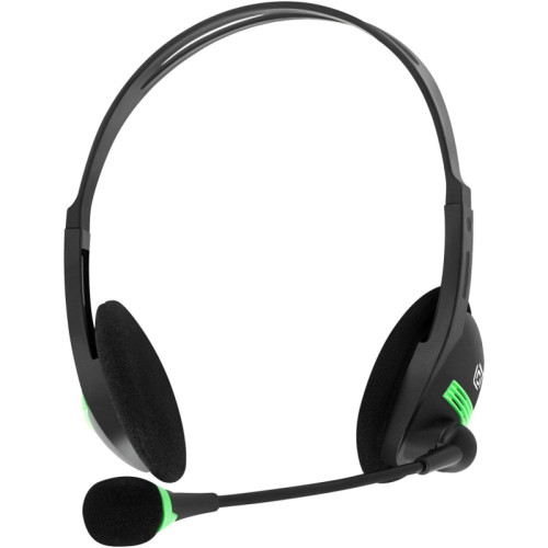 Наушники с микрофоном Оклик HS-M100 черный 1.8м накладные оголовье (1532004) Наушники с микрофоном Оклик HS-M100 черный 1.8м накладные оголовье (1532004)