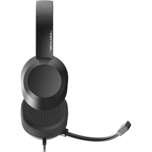 Наушники с микрофоном A4Tech Fstyler FH150U черный 2м накладные USB оголовье (FH150U BLACK)