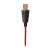Игровые наушники с микрофоном SVEN AP-U988MV, черный-красный (USB, LED, 7.1)