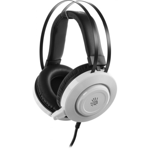 Наушники с микрофоном A4Tech Bloody G521 белый/черный 2.3м мониторные USB оголовье (G521 (WHITE)) Наушники с микрофоном A4Tech Bloody G521 белый/черный 2.3м мониторные USB оголовье (G521 (WHITE))